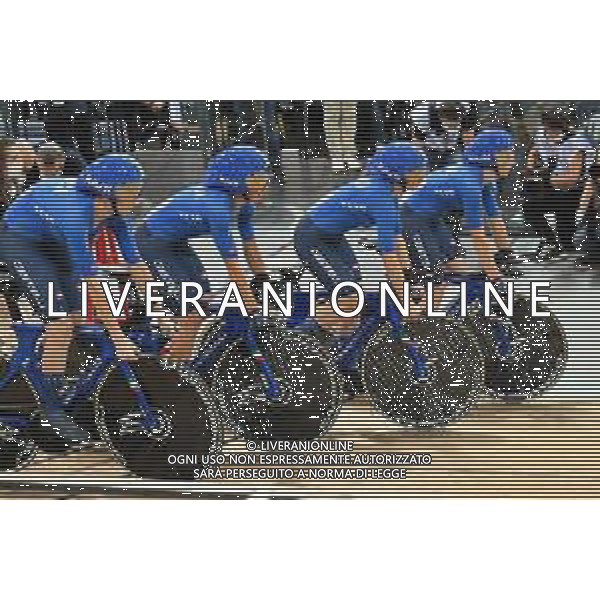 13-10-2022 World Championships Elite Women Track; Giornata 02; 2022, Italia; Balsamo, Elisa; Consonni, Chiara; Fidanza, Martina; Guazzini, Vittoria; Saint Quentin En Yvelines; ©SIROTTI / AGENZIA ALDO LIVERANI SAS