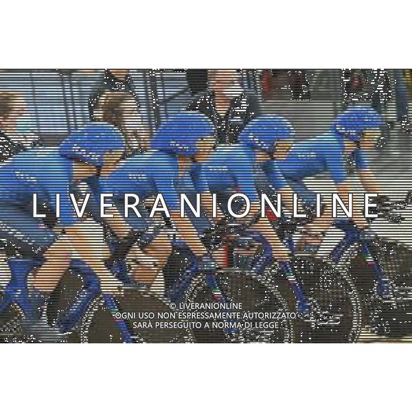 13-10-2022 World Championships Elite Women Track; Giornata 02; 2022, Italia; Balsamo, Elisa; Consonni, Chiara; Fidanza, Martina; Guazzini, Vittoria; Saint Quentin En Yvelines; ©SIROTTI / AGENZIA ALDO LIVERANI SAS