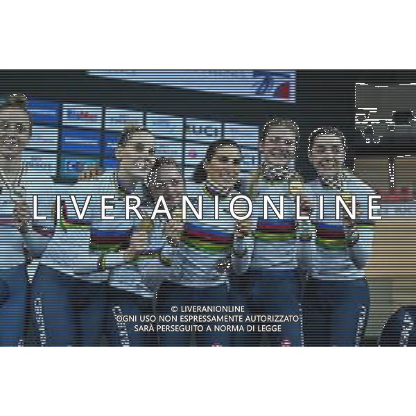 13-10-2022 World Championships Elite Women Track; Giornata 02; 2022, Italia; Balsamo, Elisa; Consonni, Chiara; Fidanza, Martina; Guazzini, Vittoria; Alzini, Martina; Saint Quentin En Yvelines; ©SIROTTI / AGENZIA ALDO LIVERANI SAS