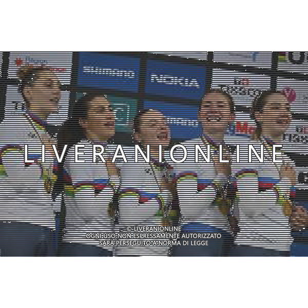 13-10-2022 World Championships Elite Women Track; Giornata 02; 2022, Italia; Balsamo, Elisa; Consonni, Chiara; Fidanza, Martina; Guazzini, Vittoria; Alzini, Martina; Saint Quentin En Yvelines; ©SIROTTI / AGENZIA ALDO LIVERANI SAS