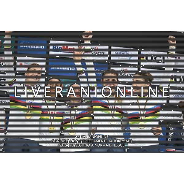 13-10-2022 World Championships Elite Women Track; Giornata 02; 2022, Italia; Balsamo, Elisa; Consonni, Chiara; Fidanza, Martina; Guazzini, Vittoria; Alzini, Martina; Saint Quentin En Yvelines; ©SIROTTI / AGENZIA ALDO LIVERANI SAS
