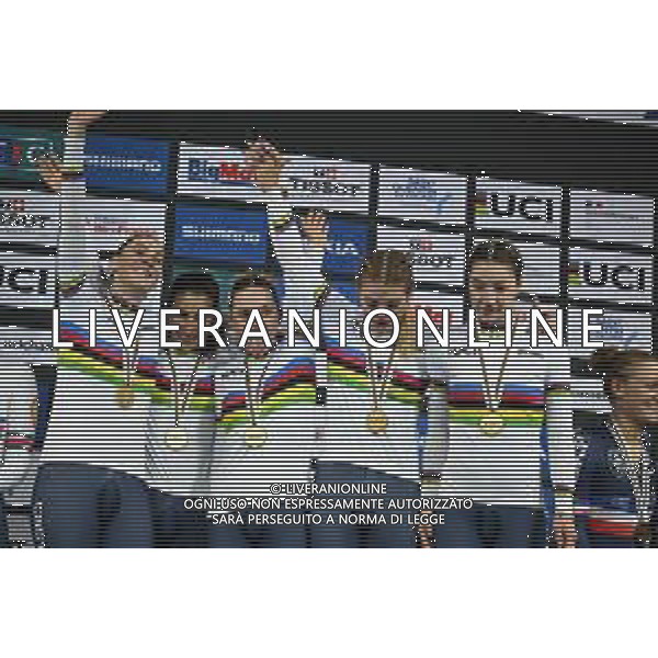 13-10-2022 World Championships Elite Women Track; Giornata 02; 2022, Italia; Balsamo, Elisa; Consonni, Chiara; Fidanza, Martina; Guazzini, Vittoria; Alzini, Martina; Saint Quentin En Yvelines; ©SIROTTI / AGENZIA ALDO LIVERANI SAS