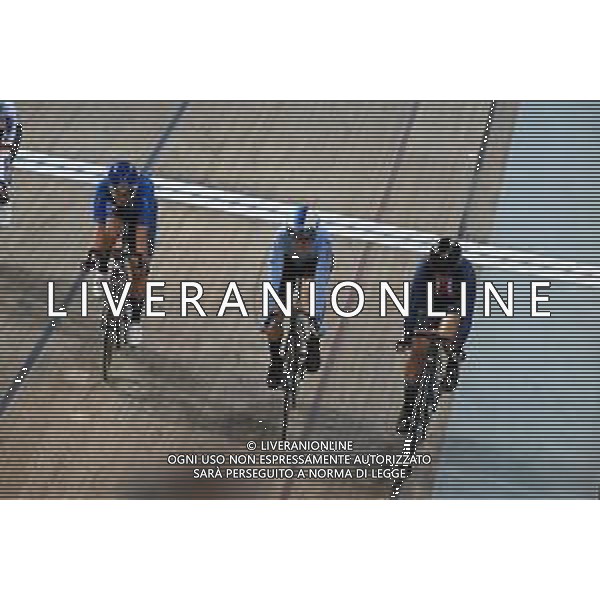 13-10-2022 World Championships Elite Women Track; Giornata 02; 2022, Italia; 2022, Belgium; 2022, Usa; Barbieri, Rachele; Kopecky, Lotte; Valente, Jennifer; Saint Quentin En Yvelines; ©SIROTTI / AGENZIA ALDO LIVERANI SAS