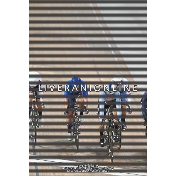 13-10-2022 World Championships Elite Women Track; Giornata 02; 2022, Italia; 2022, Belgium; Barbieri, Rachele; Kopecky, Lotte; Saint Quentin En Yvelines; ©SIROTTI / AGENZIA ALDO LIVERANI SAS