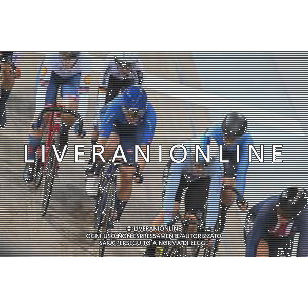 13-10-2022 World Championships Elite Women Track; Giornata 02; 2022, Italia; 2022, Belgium; Barbieri, Rachele; Kopecky, Lotte; Saint Quentin En Yvelines; ©SIROTTI / AGENZIA ALDO LIVERANI SAS