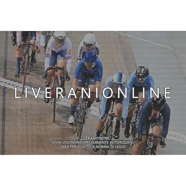 13-10-2022 World Championships Elite Women Track; Giornata 02; 2022, Italia; 2022, Belgium; Barbieri, Rachele; Kopecky, Lotte; Saint Quentin En Yvelines; ©SIROTTI / AGENZIA ALDO LIVERANI SAS