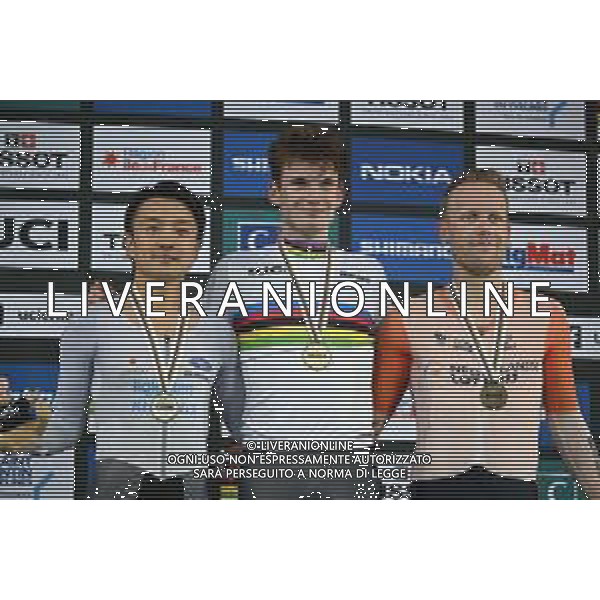 13-10-2022 World Championships Elite Track; Giornata 02; 2022, Canada; 2022, Japan; 2022, Olanda; Bibic, Dylan; Kuboki, Kazushige; Eefting, Roy; Saint Quentin En Yvelines; ©SIROTTI / AGENZIA ALDO LIVERANI SAS