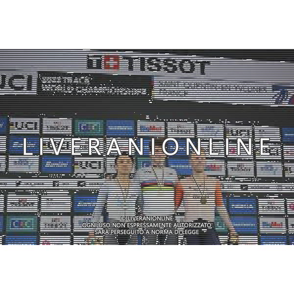 13-10-2022 World Championships Elite Track; Giornata 02; 2022, Canada; 2022, Japan; 2022, Olanda; Bibic, Dylan; Kuboki, Kazushige; Eefting, Roy; Saint Quentin En Yvelines; ©SIROTTI / AGENZIA ALDO LIVERANI SAS