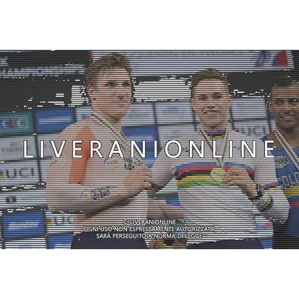 13-10-2022 World Championships Elite Track; Giornata 02; 2022, Olanda; Lavreysen, Harrie; Hoogland, Jeffrey; Saint Quentin En Yvelines; ©SIROTTI / AGENZIA ALDO LIVERANI SAS