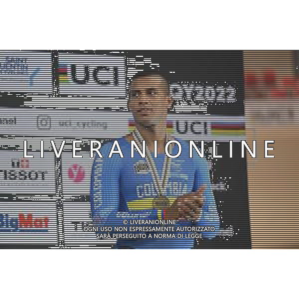 13-10-2022 World Championships Elite Track; Giornata 02; 2022, Colombia; Quintero Chavarro, Kevin Santiago; Saint Quentin En Yvelines; ©SIROTTI / AGENZIA ALDO LIVERANI SAS