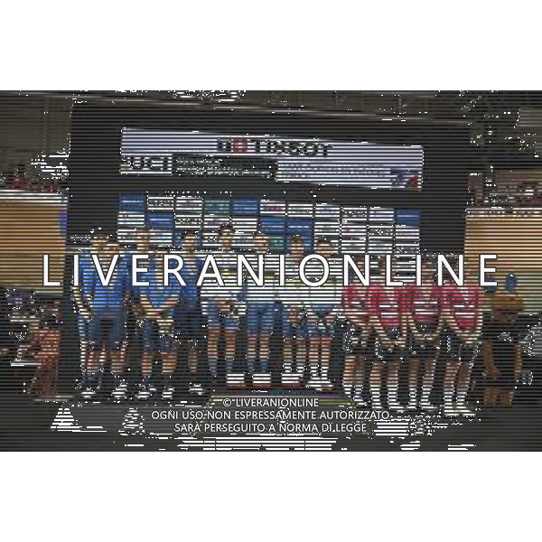 13-10-2022 World Championships Elite Track; Giornata 02; 2022, Great Britain; 2022, Italia; 2022, Danimarca; Saint Quentin En Yvelines; ©SIROTTI / AGENZIA ALDO LIVERANI SAS