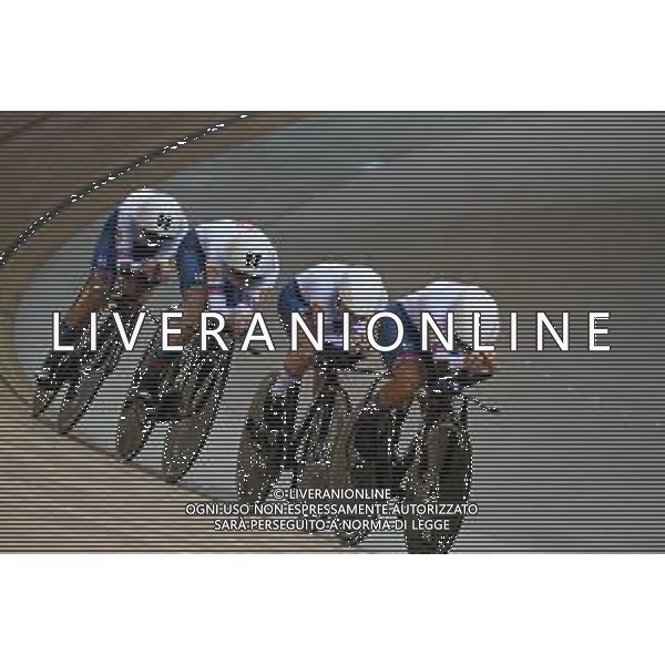 13-10-2022 World Championships Elite Women Track; Giornata 02; 2022, Great Britain; Evans, Neah; Archibald, Katie; Knight, Josie; Morris, Anna; Saint Quentin En Yvelines; ©SIROTTI / AGENZIA ALDO LIVERANI SAS