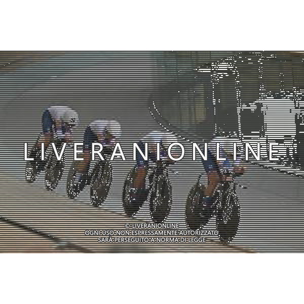 13-10-2022 World Championships Elite Women Track; Giornata 02; 2022, Great Britain; Evans, Neah; Archibald, Katie; Knight, Josie; Morris, Anna; Saint Quentin En Yvelines; ©SIROTTI / AGENZIA ALDO LIVERANI SAS
