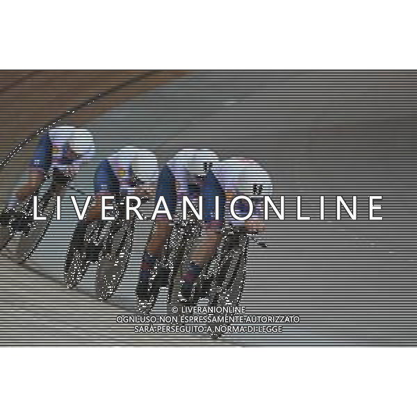 13-10-2022 World Championships Elite Women Track; Giornata 02; 2022, Great Britain; Evans, Neah; Archibald, Katie; Knight, Josie; Morris, Anna; Saint Quentin En Yvelines; ©SIROTTI / AGENZIA ALDO LIVERANI SAS