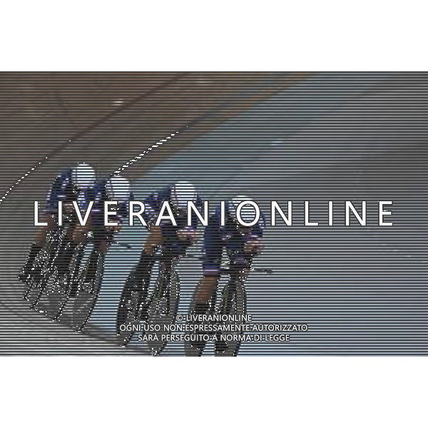 13-10-2022 World Championships Elite Women Track; Giornata 02; 2022, France; Borras, Marion; Copponi, Clara; Fortin, Valentine; Berteau, Victoire; Saint Quentin En Yvelines; ©SIROTTI / AGENZIA ALDO LIVERANI SAS