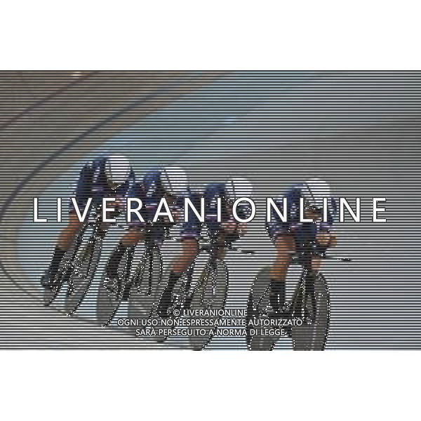 13-10-2022 World Championships Elite Women Track; Giornata 02; 2022, France; Borras, Marion; Copponi, Clara; Fortin, Valentine; Berteau, Victoire; Saint Quentin En Yvelines; ©SIROTTI / AGENZIA ALDO LIVERANI SAS