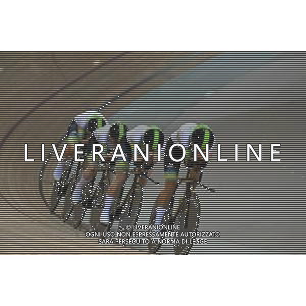 13-10-2022 World Championships Elite Women Track; Giornata 02; 2022, Australia; Moran, Chloe; Baker, Georgia; Manly, Alexandra; Plouffe, Maeve; Saint Quentin En Yvelines; ©SIROTTI / AGENZIA ALDO LIVERANI SAS