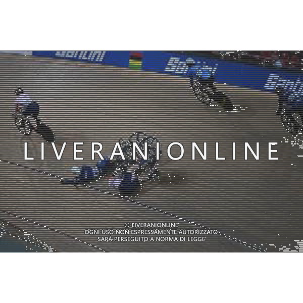 13-10-2022 World Championships Elite Track; Giornata 02; 2022, Olanda; 2022, France; Hoogland, Jeffrey; Vigier, Sebastien; Saint Quentin En Yvelines; ©SIROTTI / AGENZIA ALDO LIVERANI SAS