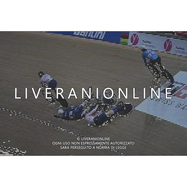 13-10-2022 World Championships Elite Track; Giornata 02; 2022, Olanda; 2022, France; Hoogland, Jeffrey; Vigier, Sebastien; Saint Quentin En Yvelines; ©SIROTTI / AGENZIA ALDO LIVERANI SAS
