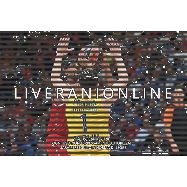 TVRG Brandon Davies (Olimpia Milano) EA7 Emporio Armani Milano vs ALBA Berlino Assago (MI) 14-10-2022 Mediolanum Forum Turkish Airlines Euroleague 2a giornata regular season foto Roberto Garavaglia/ag. Aldo Liverani sas/ AGENZIA ALDO LIVERANI SAS