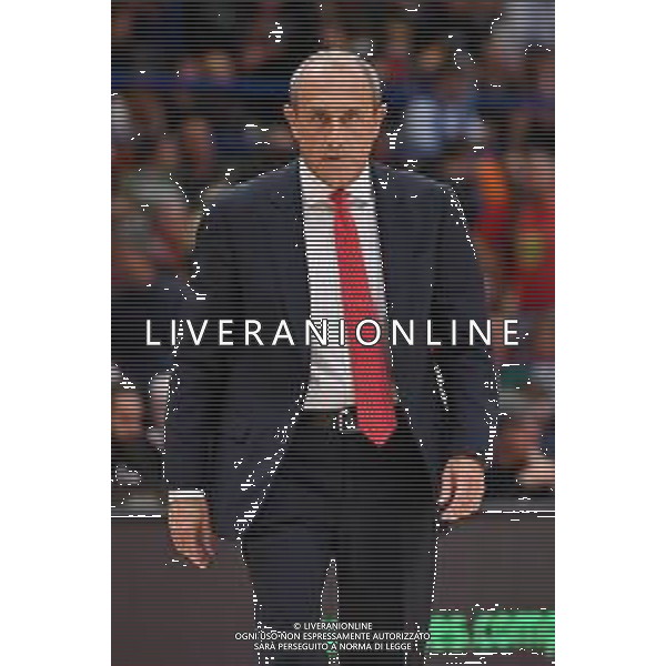 TVRG Ettore Messina allenatore Olimpia Milano EA7 Emporio Armani Milano vs ALBA Berlino Assago (MI) 14-10-2022 Mediolanum Forum Turkish Airlines Euroleague 2a giornata regular season foto Roberto Garavaglia/ag. Aldo Liverani sas