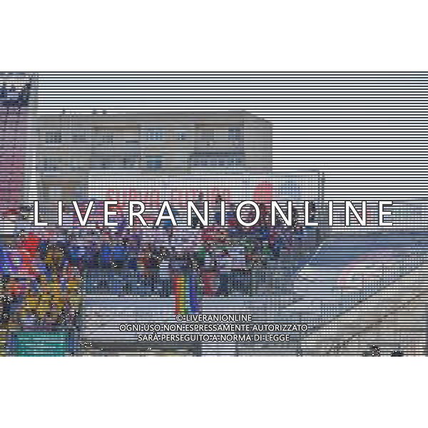 15-10-2022. Cagliari Calcio-Brescia F.C. 9° giornata serie BKT 2022/2023, stadio Unipol Domus Cagliari. Foto Salvatore Moi/Aldo Liverani s.a.s. Nella foto: bambini scuole allo stadio Unipol Domus di Cagliari - Tifosi ©MOI / AGENZIA ALDO LIVERANI SAS