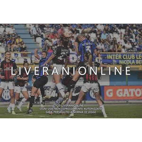 TVRG Stefanie Van der Gragt (Inter) segna il gol dell\'1 a 0 Inter vs Milan Sesto San Giovanni (MI) 15-10-2022 Stadio Ernesto Breda Serie A femminile TIM - 6a giornata foto Roberto Garavaglia/ag. Aldo Liverani sas / AGENZIA ALDO LIVERANI SAS