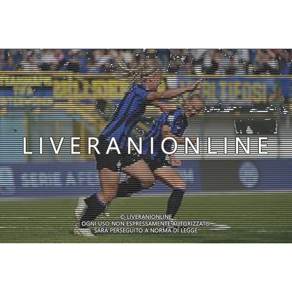 TVRG Stefanie Van der Gragt (Inter) esulta dopo il gol dell\'1 a 0 Inter vs Milan Sesto San Giovanni (MI) 15-10-2022 Stadio Ernesto Breda Serie A femminile TIM - 6a giornata foto Roberto Garavaglia/ag. Aldo Liverani sas / AGENZIA ALDO LIVERANI SAS