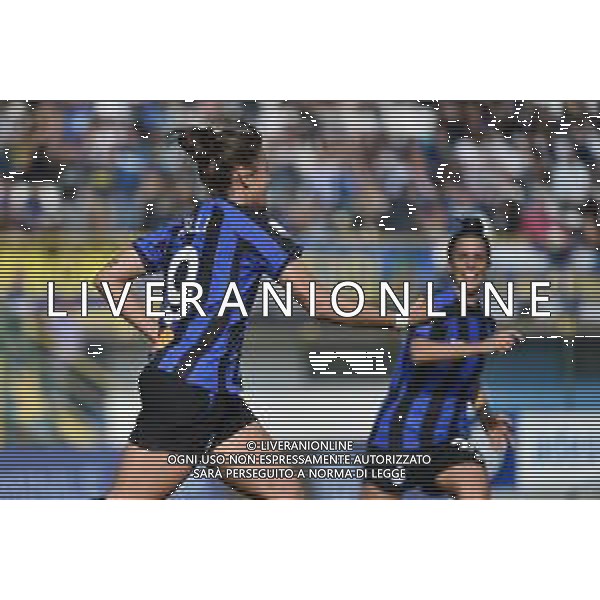 TVRG Elisa Polli (Inter) esulta dopo il gol del 3 a 0 Inter vs Milan Sesto San Giovanni (MI) 15-10-2022 Stadio Ernesto Breda Serie A femminile TIM - 6a giornata foto Roberto Garavaglia/ag. Aldo Liverani sas / AGENZIA ALDO LIVERANI SAS