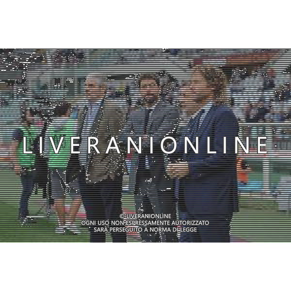 Torino 15.10.2022 Stadio Grande Torino ©Manuela Viganti/Agenzia Aldo Liverani Torino vs Juventus Campionato Calcio Serie A TIM 2022/2023 10a giornata Nella foto: maurizio arrivabene, andrea agnelli, federico cherubini e pavel nedved ©/ AGENZIA ALDO LIVERANI SAS