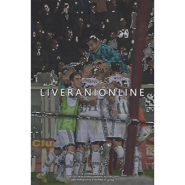 Torino 15.10.2022 Stadio Grande Torino ©Manuela Viganti/Agenzia Aldo Liverani Torino vs Juventus Campionato Calcio Serie A TIM 2022/2023 10a giornata Nella foto: esultanza juventus dopo il gol di dusan vlahovic ©/ AGENZIA ALDO LIVERANI SAS