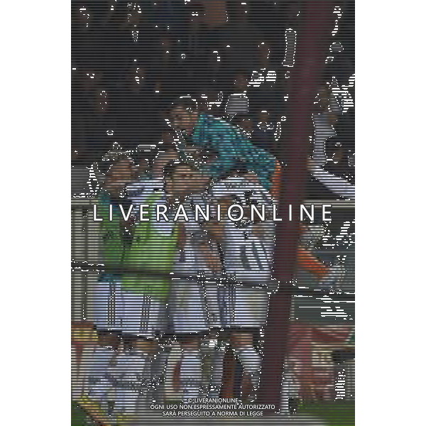 Torino 15.10.2022 Stadio Grande Torino ©Manuela Viganti/Agenzia Aldo Liverani Torino vs Juventus Campionato Calcio Serie A TIM 2022/2023 10a giornata Nella foto: esultanza juventus dopo il gol di dusan vlahovic ©/ AGENZIA ALDO LIVERANI SAS