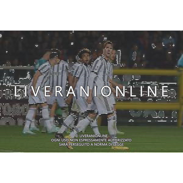 Torino 15.10.2022 Stadio Grande Torino ©Manuela Viganti/Agenzia Aldo Liverani Torino vs Juventus Campionato Calcio Serie A TIM 2022/2023 10a giornata Nella foto: esultanza dusan vlahovic dopo il gol ©/ AGENZIA ALDO LIVERANI SAS