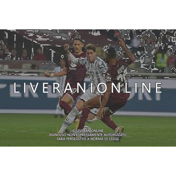 Torino 15.10.2022 Stadio Grande Torino ©Manuela Viganti/Agenzia Aldo Liverani Torino vs Juventus Campionato Calcio Serie A TIM 2022/2023 10a giornata Nella foto: dusan vlahovic e sasa lukic ©/ AGENZIA ALDO LIVERANI SAS