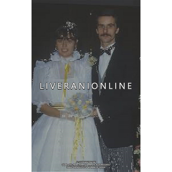 RETROSPETTIVA ALBERTO COVA ATLETA NELLA FOTO ALBERTO COVA CON LA MOGLIE ANNA MOLTENI IL GIORNO DELLE NOZZE NELL\'ANNO 1982 AG ALDO LIVERANI SAS