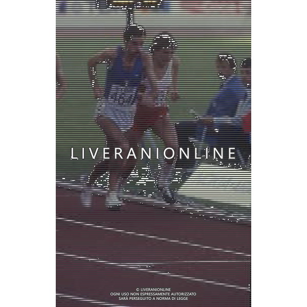 RETROSPETTIVA ALBERTO COVA ATLETA NELLA FOTO ALBERTO COVA AI MONDIALI DI ATLETICA NELL\'ANNO 1983 A HELSINKI AG ALDO LIVERANI SAS 
