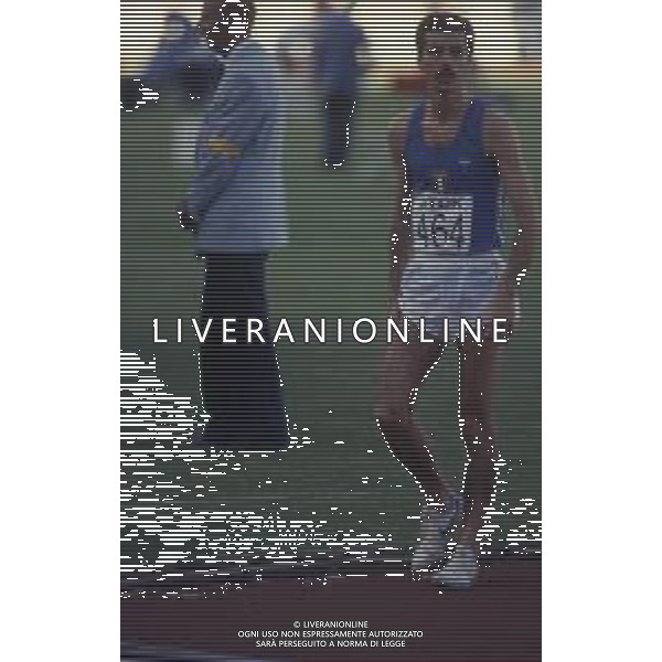 RETROSPETTIVA ALBERTO COVA ATLETA NELLA FOTO ALBERTO COVA AI MONDIALI DI ATLETICA NELL\'ANNO 1983 A HELSINKI AG ALDO LIVERANI SAS 