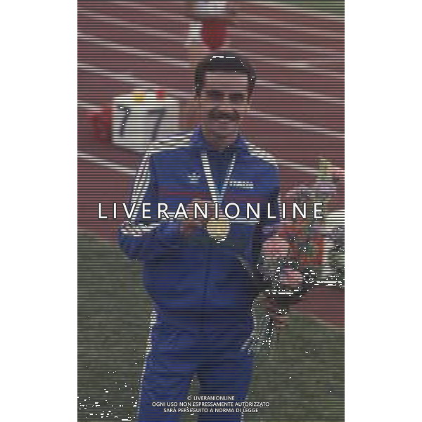 RETROSPETTIVA ALBERTO COVA ATLETA NELLA FOTO ALBERTO COVA AI MONDIALI DI ATLETICA NELL\'ANNO 1983 A HELSINKI AG ALDO LIVERANI SAS 