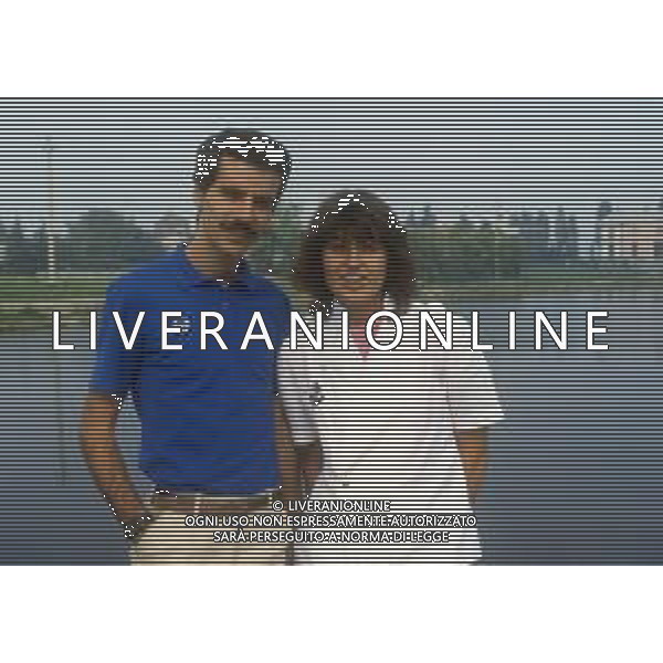 RETROSPETTIVA ALBERTO COVA ATLETA NELLA FOTO ALBERTO COVA CON LA MOGLIE ANNA MOLTENI NELL\'ANNO 1983 AG ALDO LIVERANI SAS 