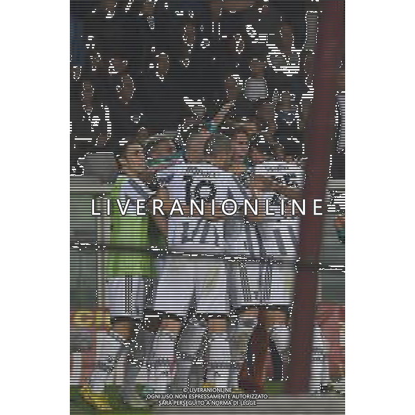 Torino 15.10.2022 Stadio Grande Torino ©Manuela Viganti/Agenzia Aldo Liverani Torino vs Juventus Campionato Calcio Serie A TIM 2022/2023 10a giornata Nella foto: esultanza juventus dopo il gol di dusan vlahovic ©AGENZIA ALDO LIVERANI SAS