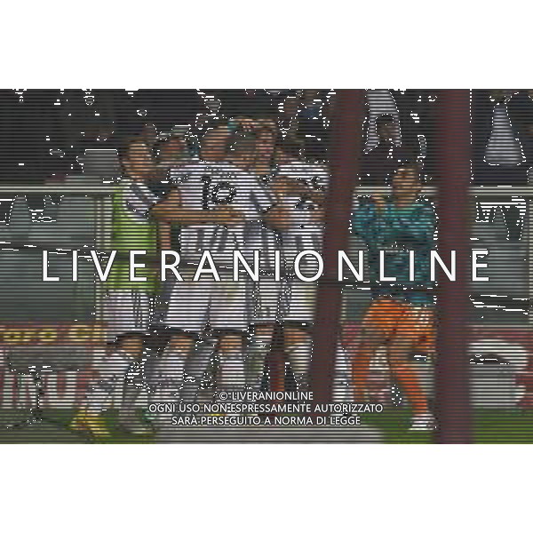 Torino 15.10.2022 Stadio Grande Torino ©Manuela Viganti/Agenzia Aldo Liverani Torino vs Juventus Campionato Calcio Serie A TIM 2022/2023 10a giornata Nella foto: esultanza juventus dopo il gol di dusan vlahovic ©AGENZIA ALDO LIVERANI SAS