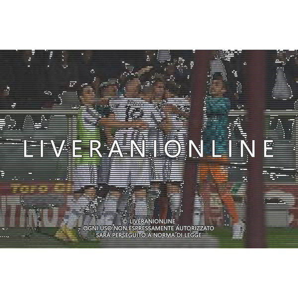 Torino 15.10.2022 Stadio Grande Torino ©Manuela Viganti/Agenzia Aldo Liverani Torino vs Juventus Campionato Calcio Serie A TIM 2022/2023 10a giornata Nella foto: esultanza juventus dopo il gol di dusan vlahovic ©AGENZIA ALDO LIVERANI SAS