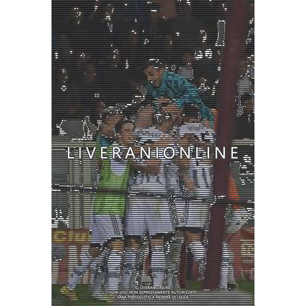 Torino 15.10.2022 Stadio Grande Torino ©Manuela Viganti/Agenzia Aldo Liverani Torino vs Juventus Campionato Calcio Serie A TIM 2022/2023 10a giornata Nella foto: esultanza juventus dopo il gol di dusan vlahovic ©AGENZIA ALDO LIVERANI SAS