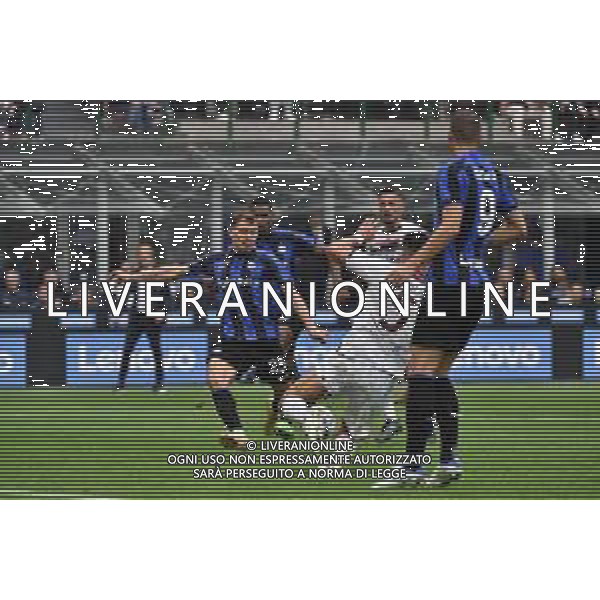 Nicolo\' Barella (Inter) segna il gol del 2 a 0 Inter vs Salernitana Milano 16-10-2022 Stadio Giuseppe Meazza - San Siro Campionato Serie A TIM - 10a giornata foto Roberto Garavaglia/ag. Aldo Liverani sas / AGENZIA ALDO LIVERANI SAS