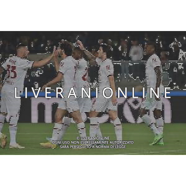 esultanza Milan dopo il gol dell\'1 a 0 Hellas Verona vs Milan Verona 16-10-2022 Stadio Marcantonio Bentegodi Campionato Serie A TIM - 10a giornata foto Roberto Garavaglia/ag. Aldo Liverani sas/ AGENZIA ALDO LIVERANI SAS