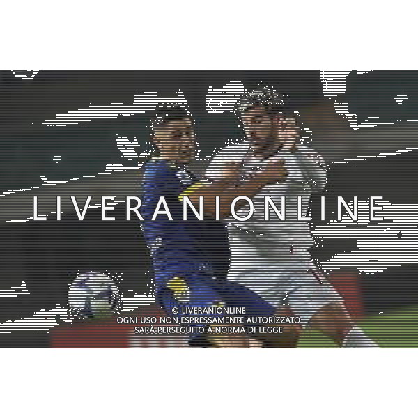 Davide Marco Faraoni (Hellas Verona) e Theo Hernandez (Milan) Hellas Verona vs Milan Verona 16-10-2022 Stadio Marcantonio Bentegodi Campionato Serie A TIM - 10a giornata foto Roberto Garavaglia/ag. Aldo Liverani sas/ AGENZIA ALDO LIVERANI SAS