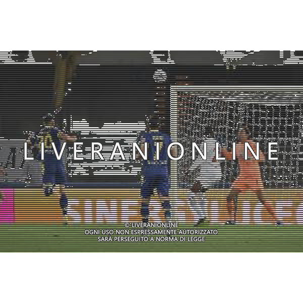 Roberto Piccoli (Hellas Verona) occasione da gol colpisce la traversa Hellas Verona vs Milan Verona 16-10-2022 Stadio Marcantonio Bentegodi Campionato Serie A TIM - 10a giornata foto Roberto Garavaglia/ag. Aldo Liverani sas/ AGENZIA ALDO LIVERANI SAS