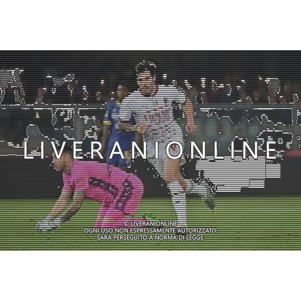 Sandro Tonali (Milan) esulta dopo il gol del 2 a 1 Hellas Verona vs Milan Verona 16-10-2022 Stadio Marcantonio Bentegodi Campionato Serie A TIM - 10a giornata foto Roberto Garavaglia/ag. Aldo Liverani sas/ AGENZIA ALDO LIVERANI SAS