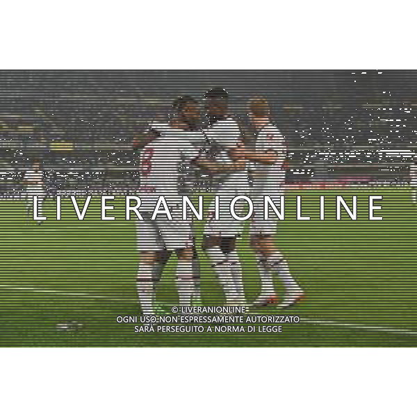 esultanza Milan dopo il gol del 2 a 1 Hellas Verona vs Milan Verona 16-10-2022 Stadio Marcantonio Bentegodi Campionato Serie A TIM - 10a giornata foto Roberto Garavaglia/ag. Aldo Liverani sas/ AGENZIA ALDO LIVERANI SAS