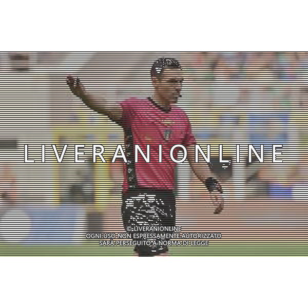 l\'arbitro Juan Luca Sacchi di Macerata Inter vs Salernitana Milano 16-10-2022 Stadio Giuseppe Meazza - San Siro Campionato Serie A TIM - 10a giornata foto Roberto Garavaglia/ag. Aldo Liverani sas / AGENZIA ALDO LIVERANI SAS